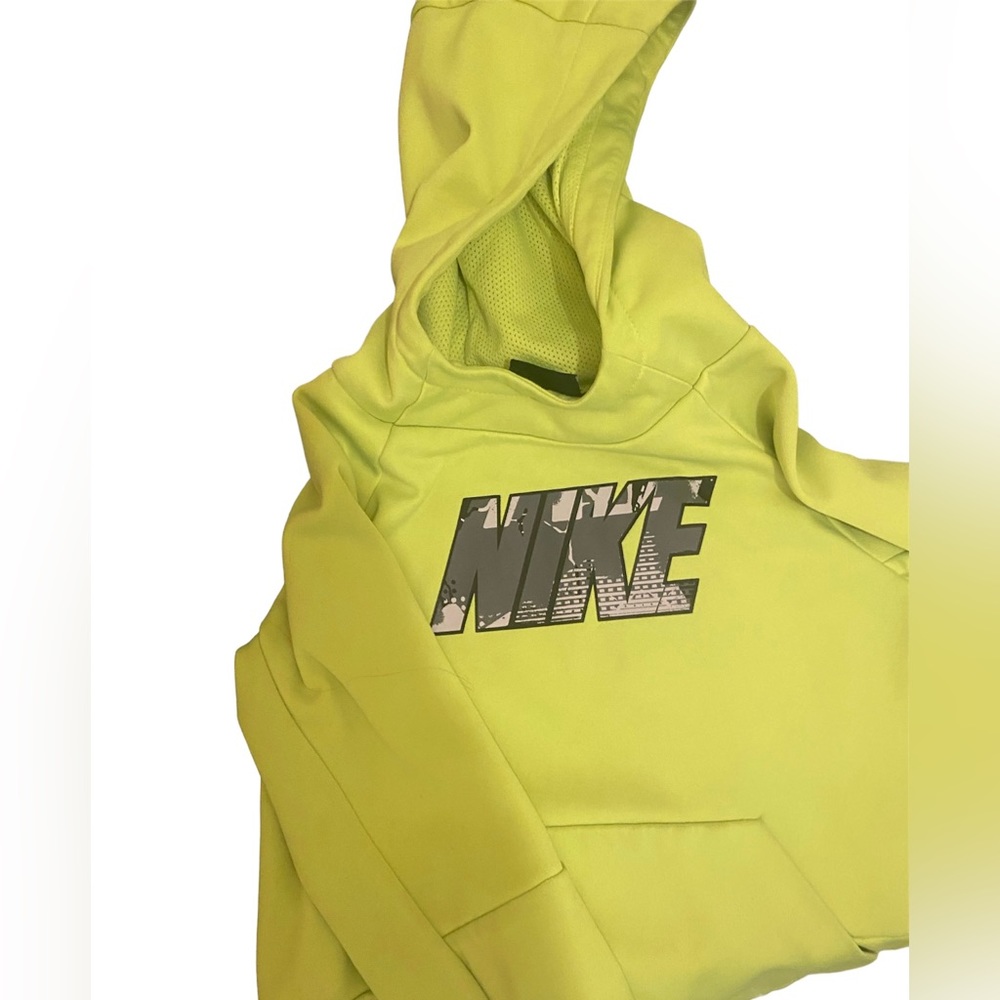 Neon yellow/green nike hoodie size 4t